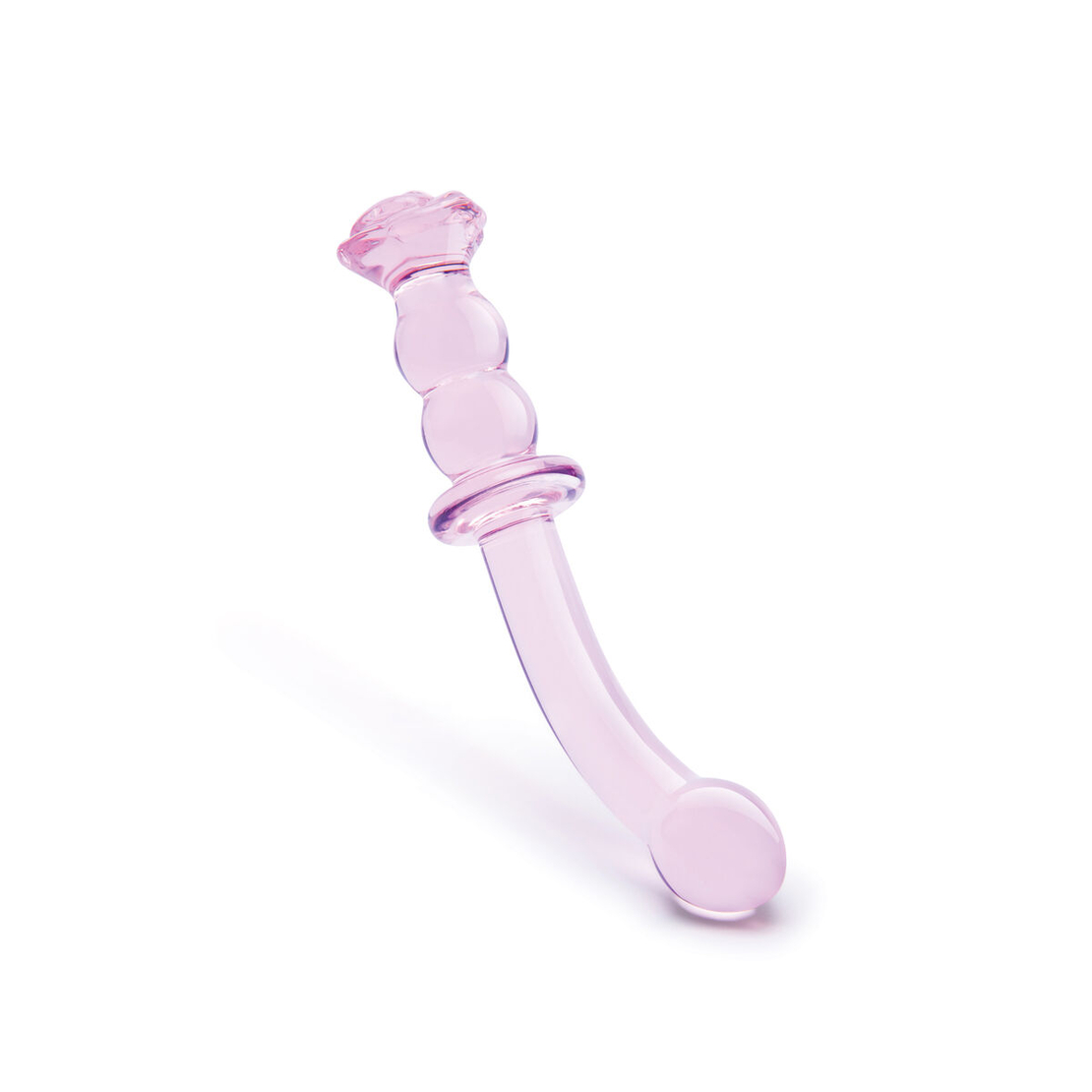 Дилдо Dream Toys Glaze Glass G-spot Роза
