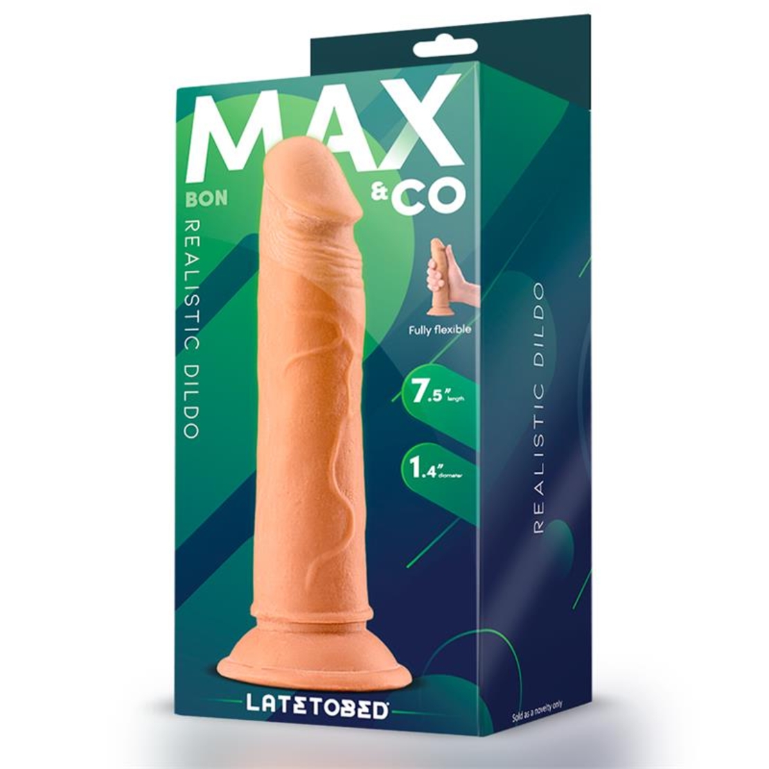 MAX & CO Bon Реалистично дилдо с вендуза 7.5