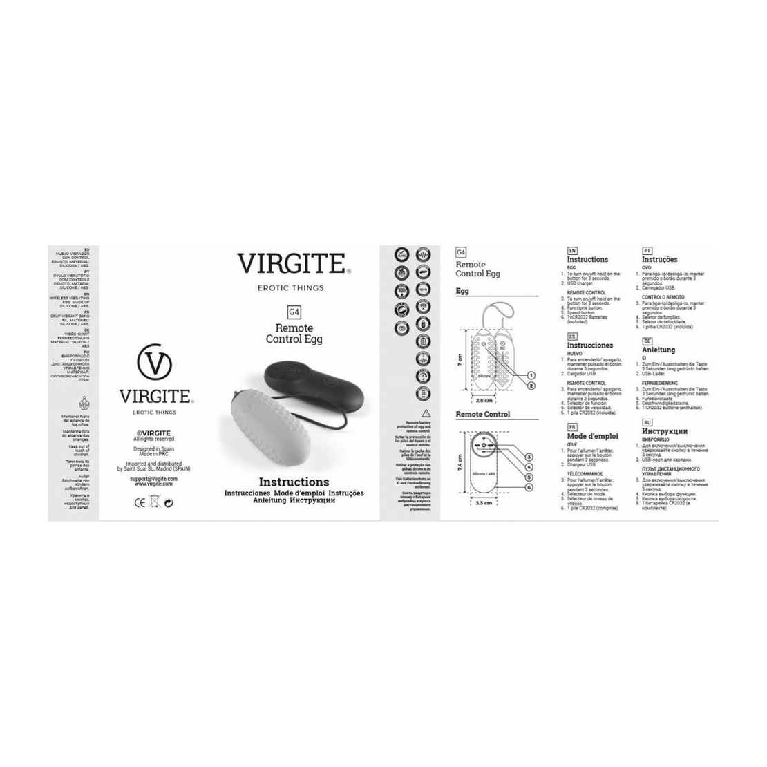 Яйце за Мастурбиране Virgite Розово