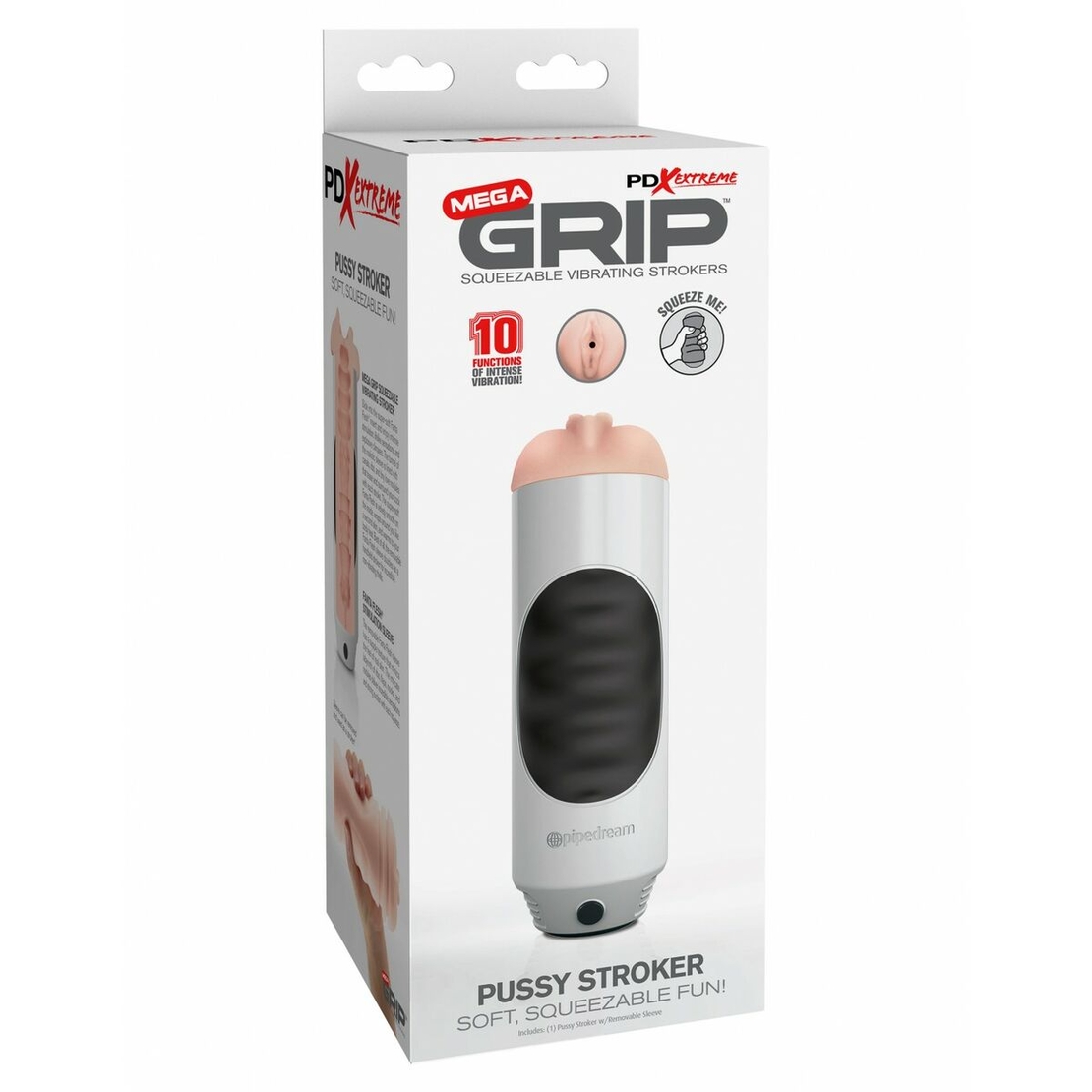 Уред за мастурбиране - Endurance Jack Ass Pipedream PDX EXTREME MEGA GRIP VIBRATING STROKER Многоцветен S9407094