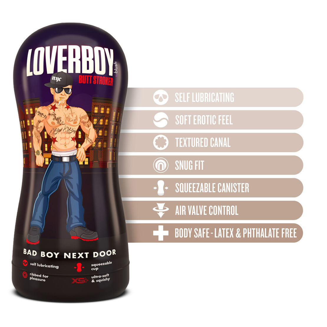 Blush Loverboy Flesh Мъжки мастурбатор Телесен