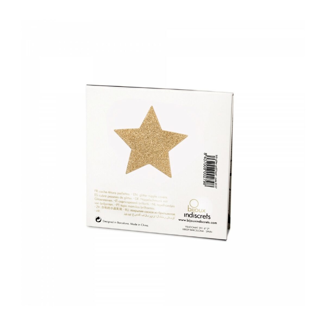 Щитета за зърна - Flash Star Златист Bijoux Indiscrets 135