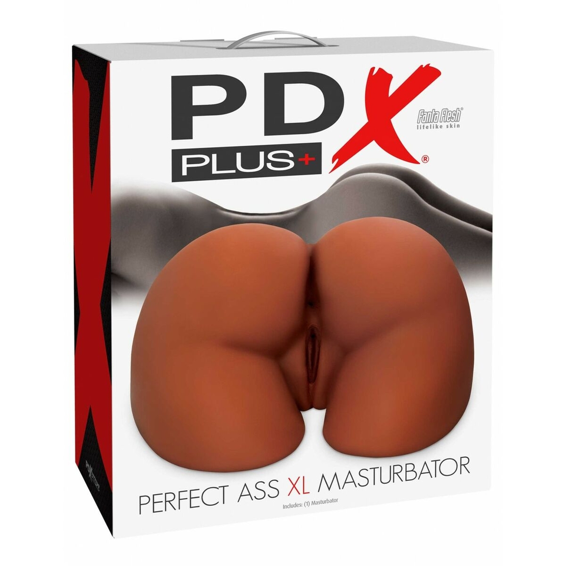 Дупе 2 в 1 - Endurance Jack Ass Pipedream PLUS PERFECT ASS XL MASTRUBATOR LIGHT Кафяв