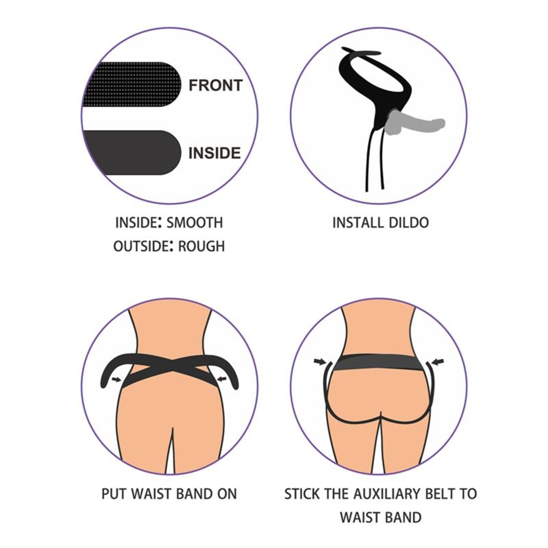 Регулируем страп-он с реалистично дилдо 21,5 см - Adjustable Strap-On with Dildo 8.5