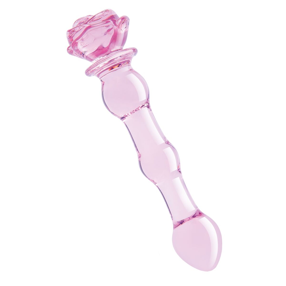 Дилдо Dream Toys Glaze Glass Роза