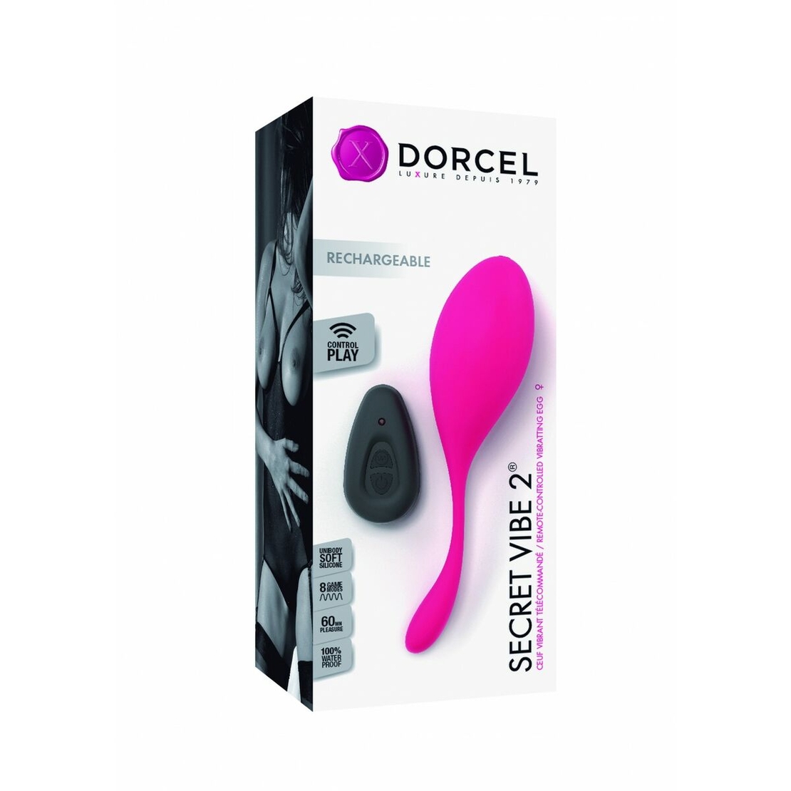 Вибро яйце Egg Dorcel Control Secret Vibe 2 Розово