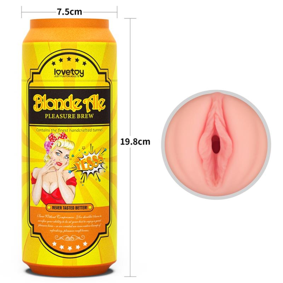 LOVETOY Pleasure Brew Мастурбатор Вагина Blond Ale