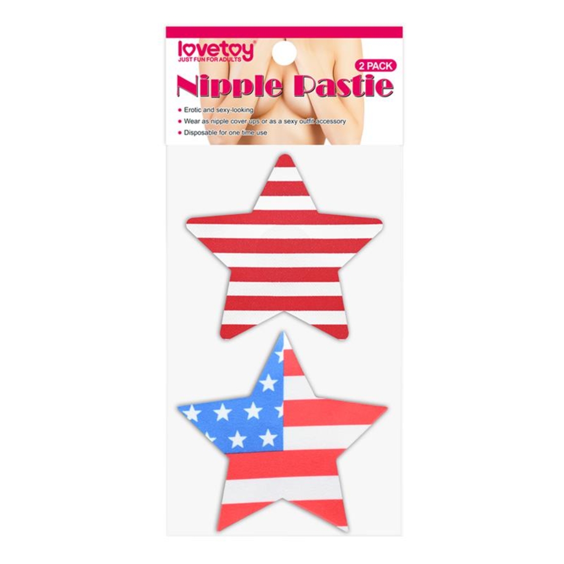 LOVETOY Комплект лепенки за зърна Star EEUU