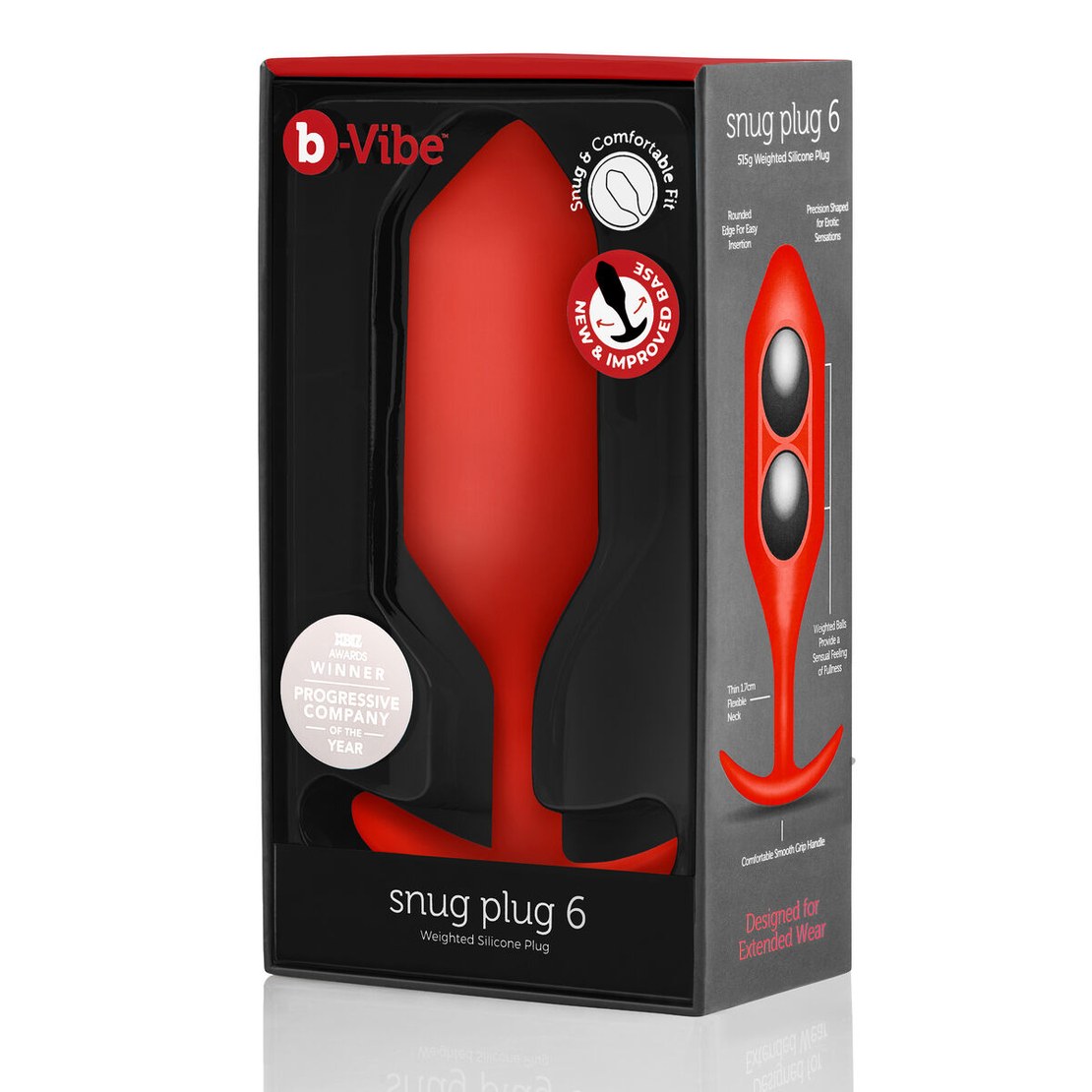 Анален разширител B-Vibe 6 Червен