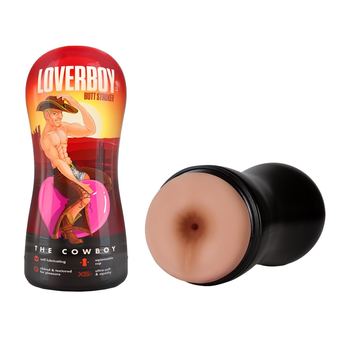 Blush Loverboy – Endurance Jack Ass Мъжки мастурбатор Телесен