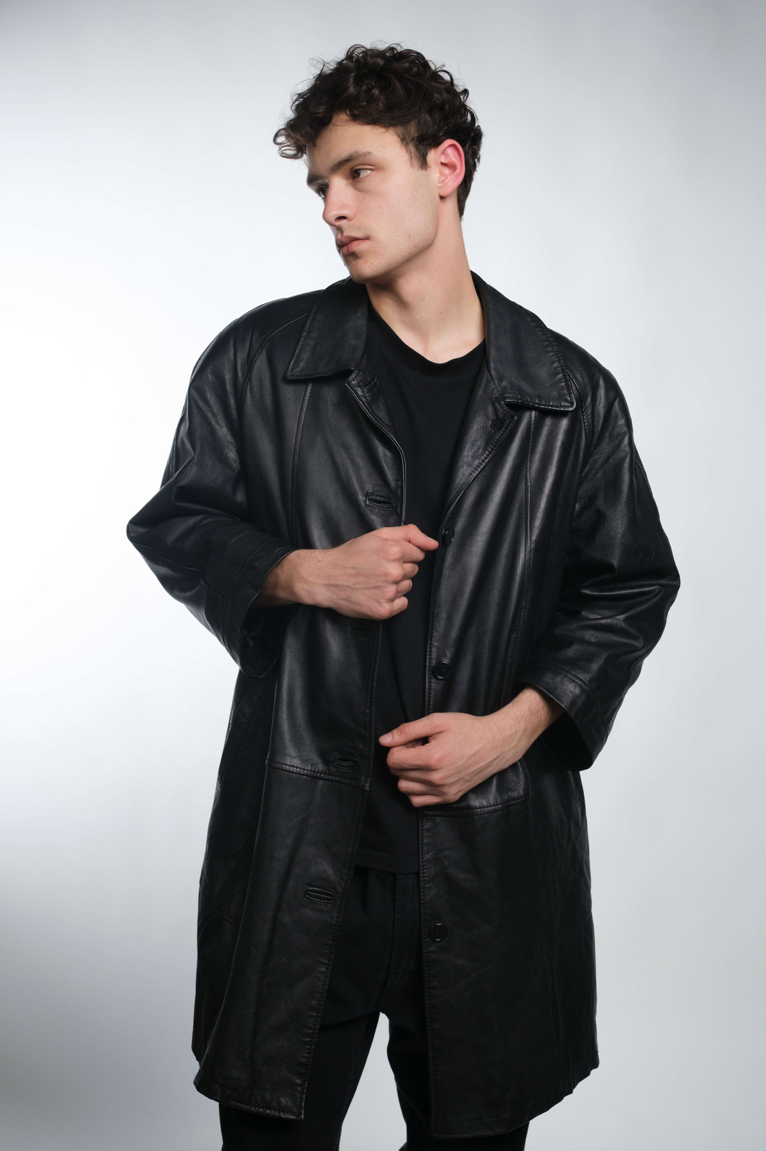 Кожено палто