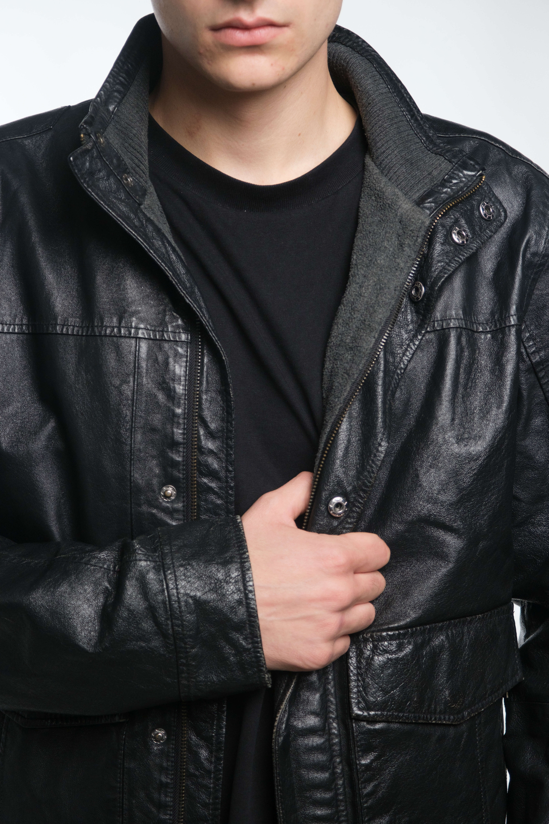 Яке от ествествена кожа