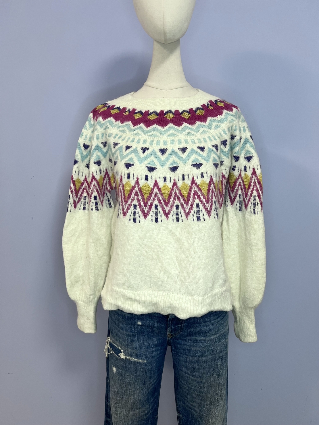 Ретро пуловер