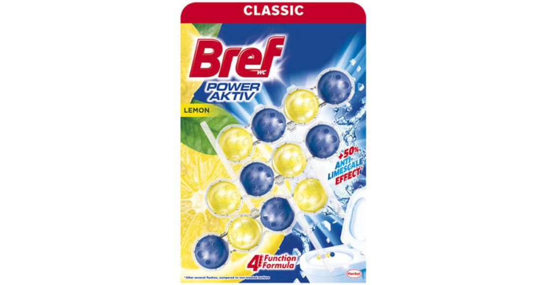 BREF POWER ACTIV LEMON WC БЛОКЧЕ 3 бр./опак.