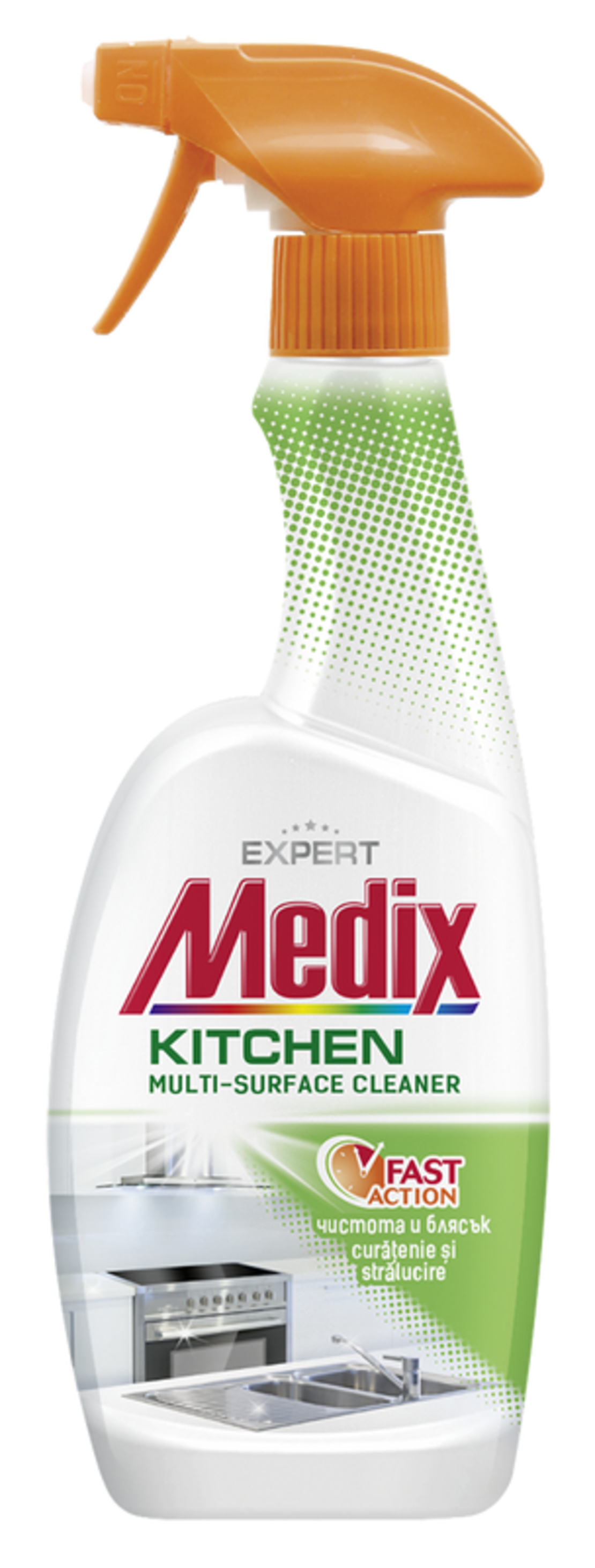 MEDIX KITCHEN АКТИВНА ПЯНА ЗА ПОЧИСТВАНЕ 500 мл.