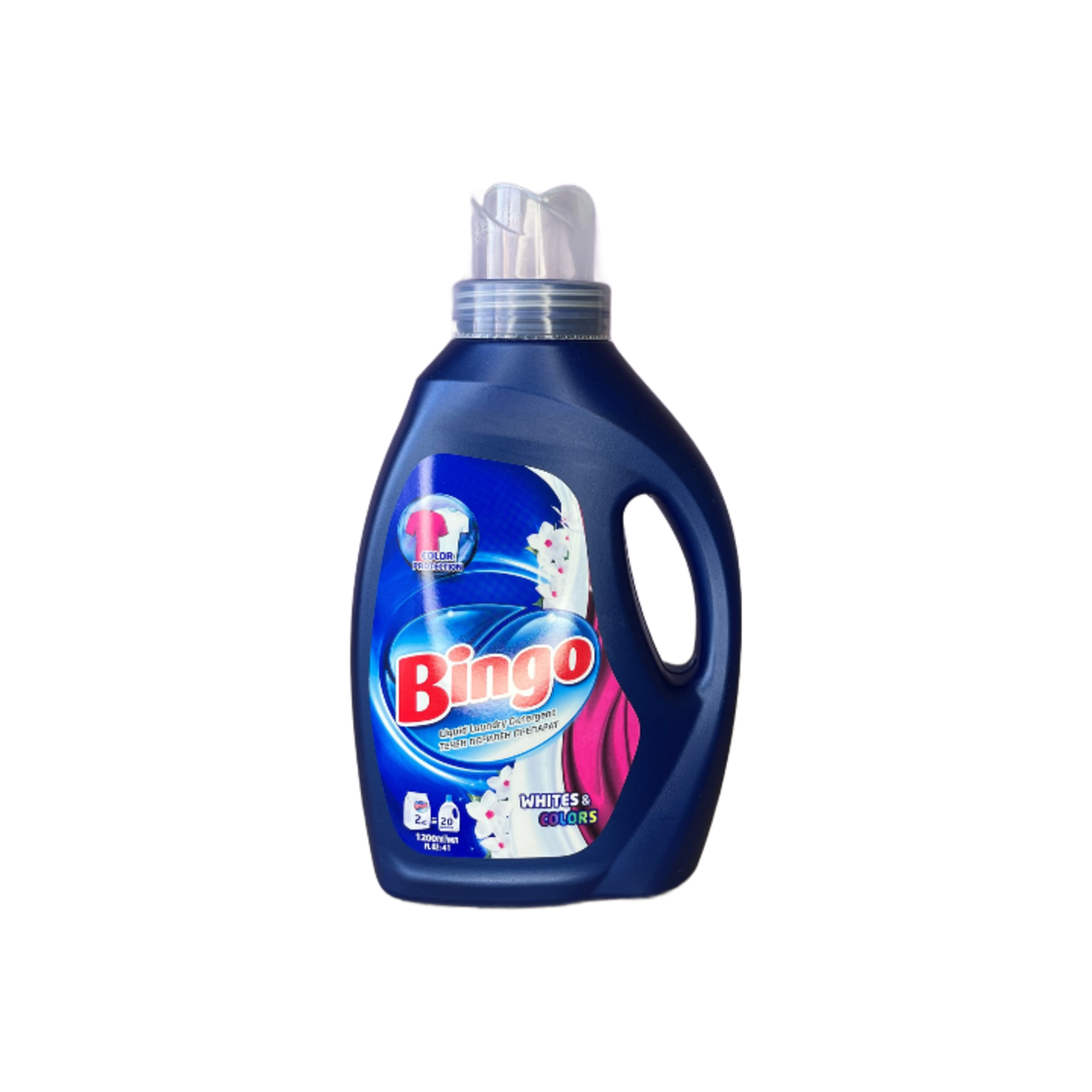 BINGO WHITE & COLOURS ТЕЧЕН ПЕРИЛЕН ПРЕПАРАТ ЗА ЦВЕТНИ И БЕЛИ ТЪКАНИ 1200 мл.