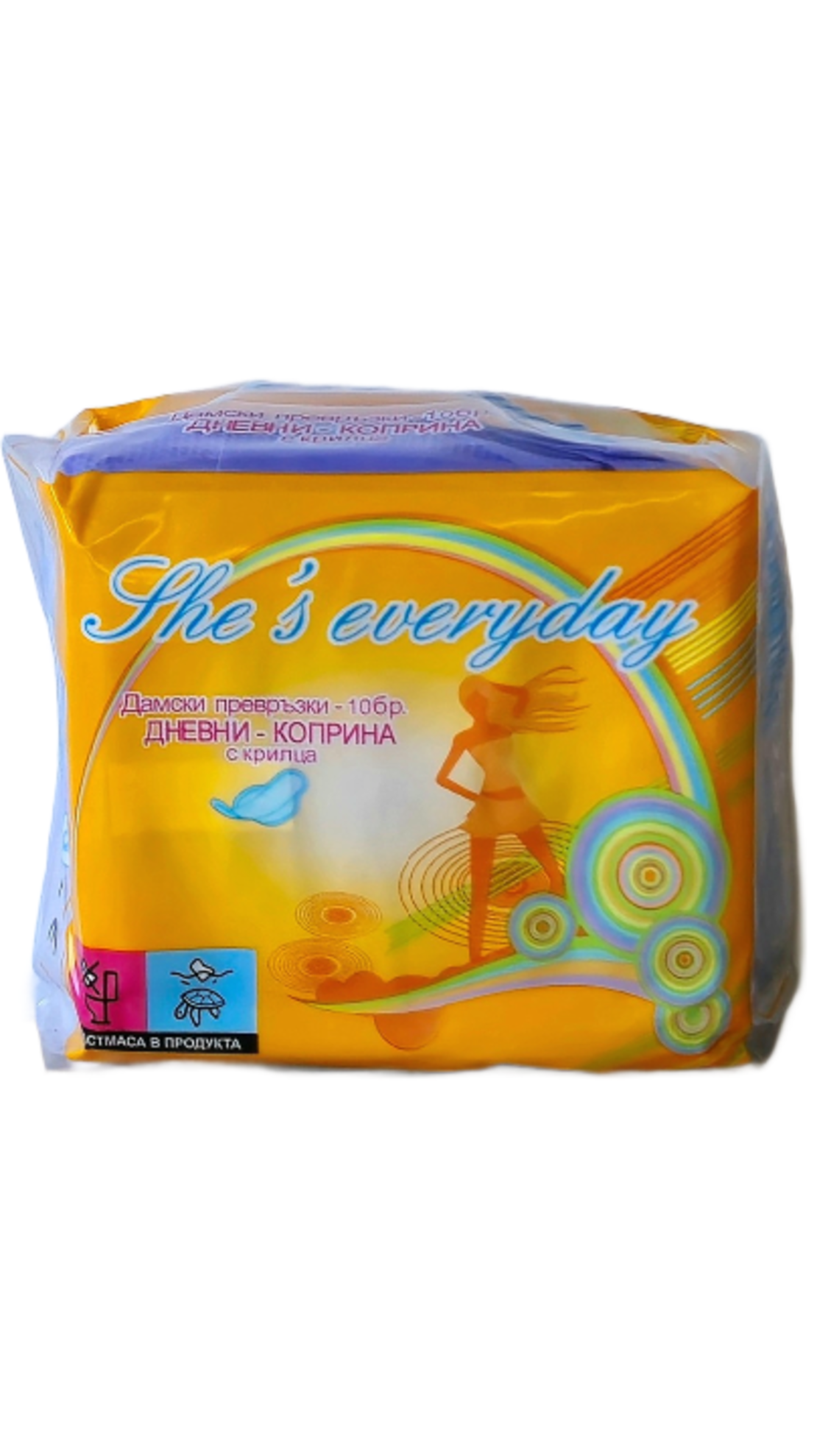 SHE-S EVERY DAY ДАМСКИ ПРЕВРЪЗКИ ДНЕВНИ КОПРИНА 10 бр. / опак.