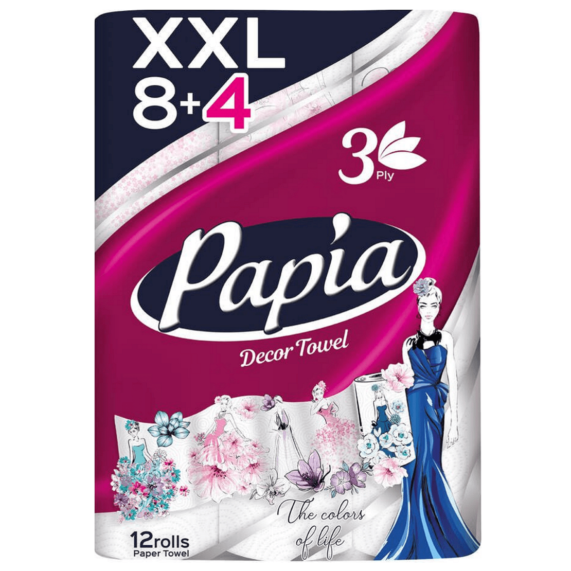 PAPIA DECOR КУХНЕНСКА ХАРТИЯ 12 бр. / опак.