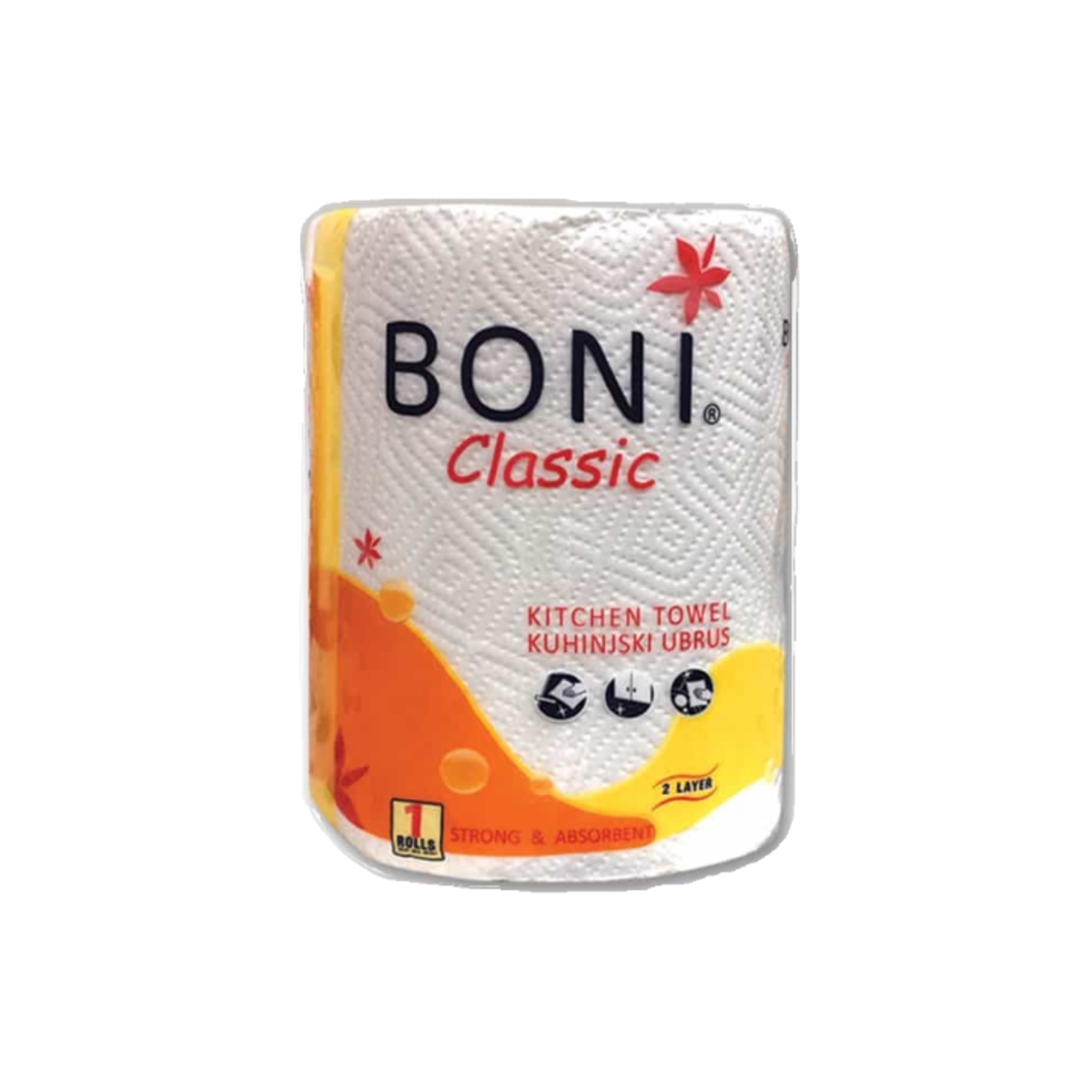 BONI CLASSIC КУХНЕНСКА ХАРТИЯ 2 пл. 1 бр./опак.