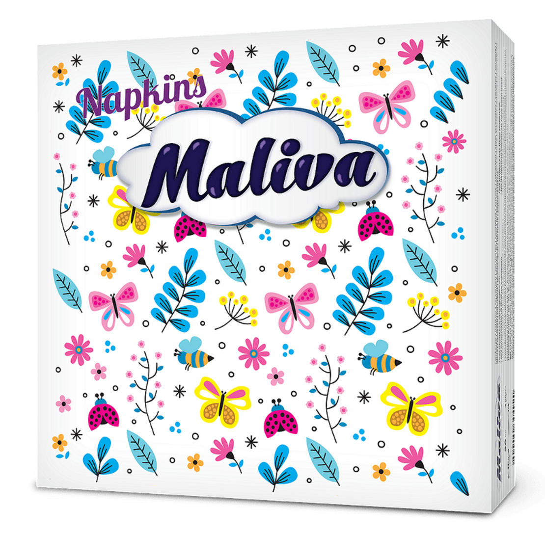 MALIVA ПРИНТ САЛФЕТКИ 50 бр.
