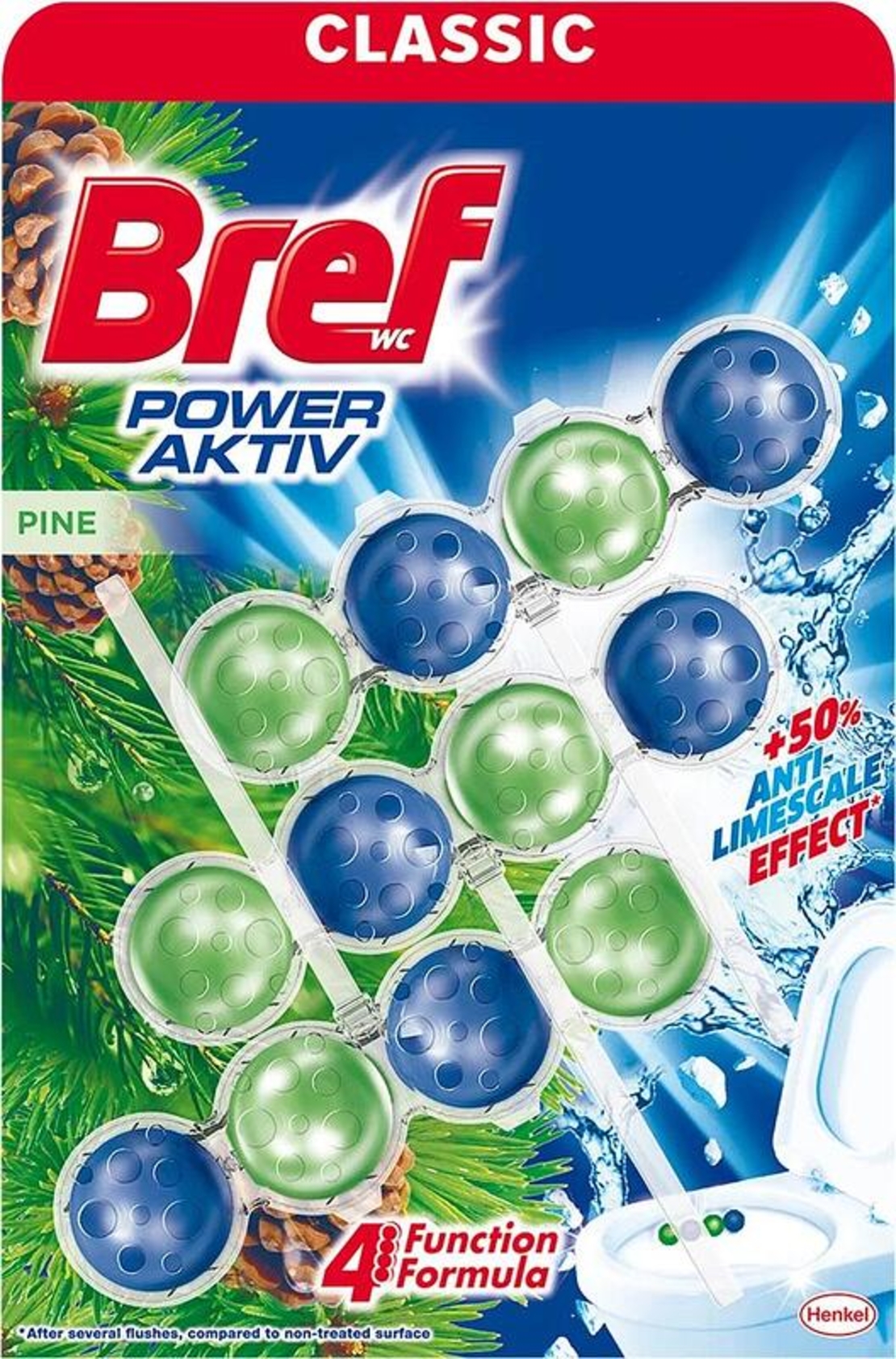 BREF POWER ACTIV PINE WC БЛОКЧЕ  3 бр./опак.