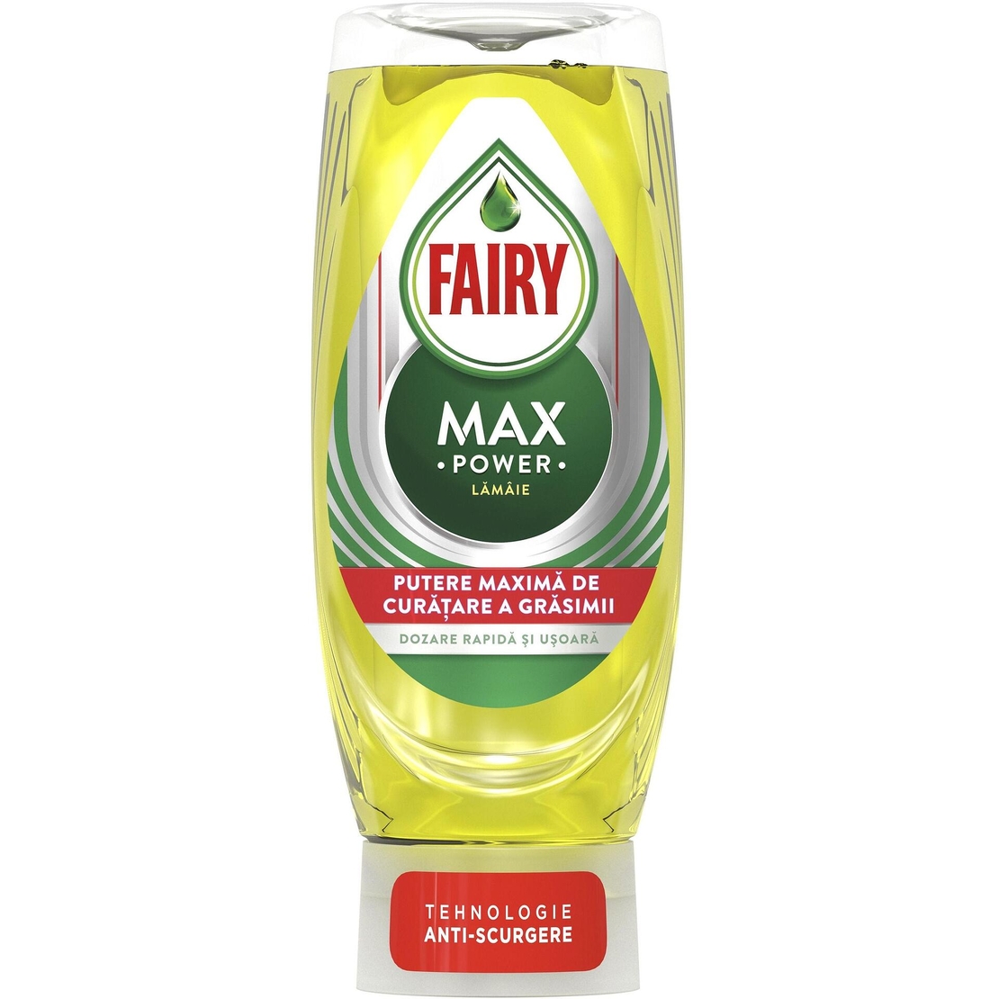 FAIRY MAX POWER LEMON ПРЕПАРАТ ЗА СЪДОВЕ 450 мл.