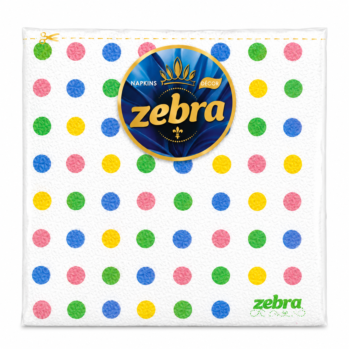 ZEBRA DECOR ТОЧКИ САЛФЕТКИ 45 бр. / опак.