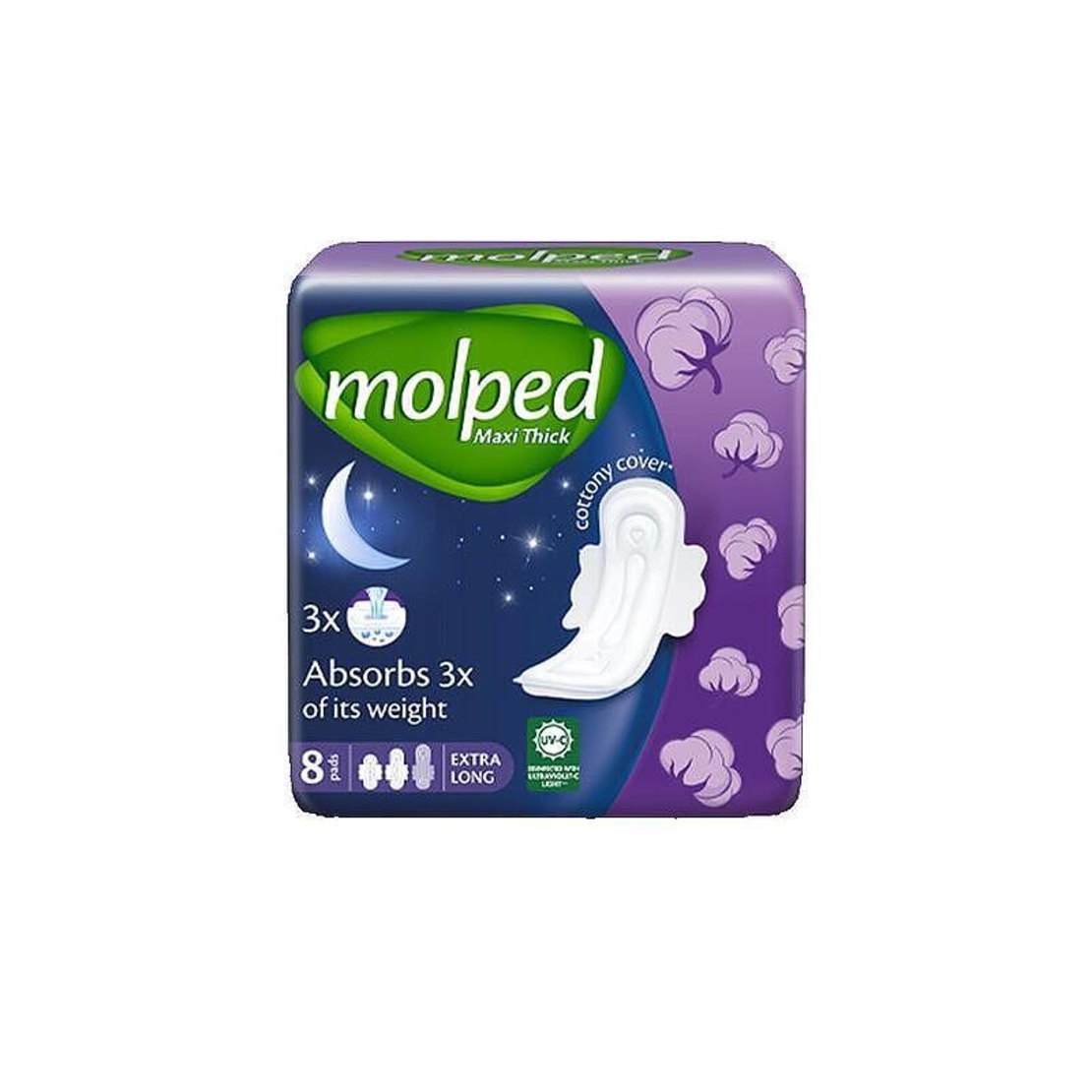 MOLPED MAXI & THICK NIGHT ДАМСКИ ПРЕВРЪЗКИ 8 бр. / опак.