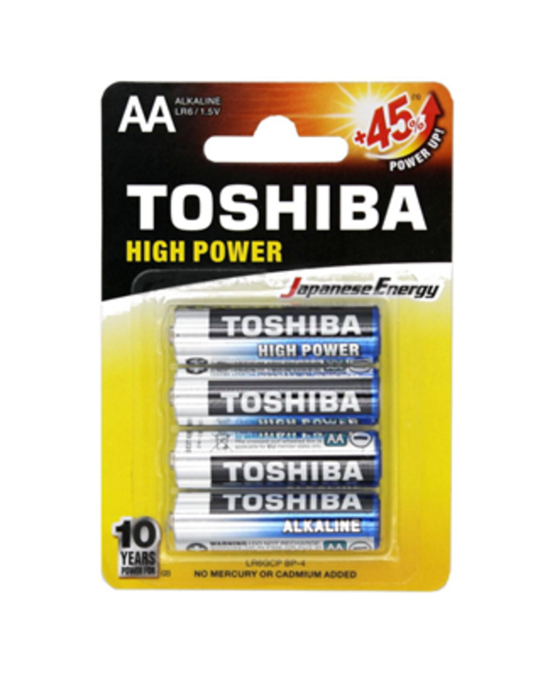 TOSHIBA ГОЛЕМИ БАТЕРИИ АА 4 бр.