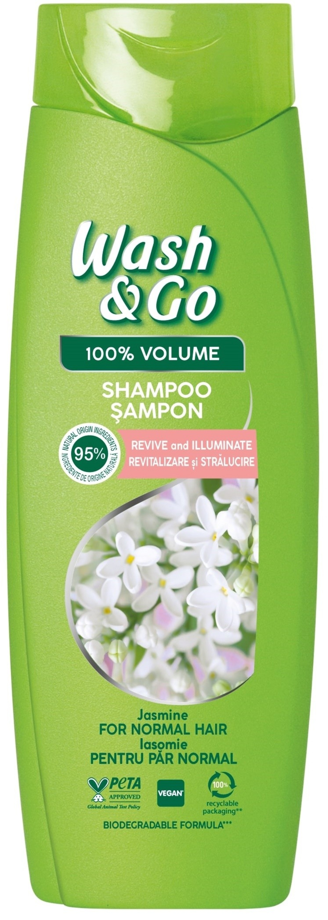 WASH & GO JASMINE ШАМПОАН 180 мл.