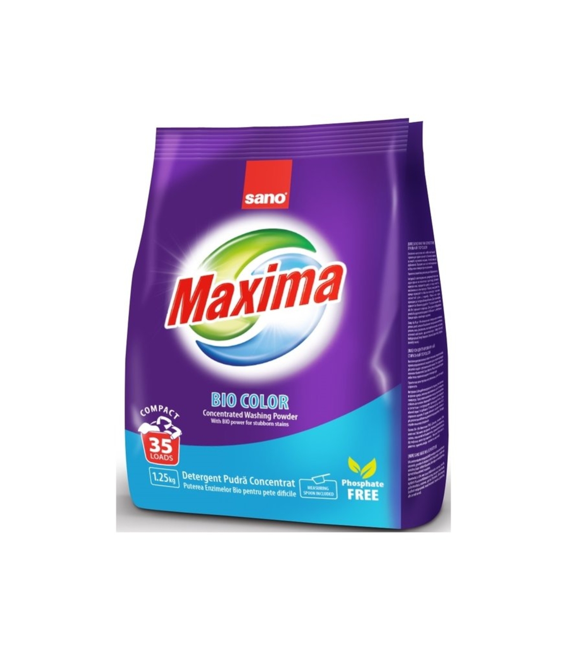 SANO MAXIMA BIO COLOUR ПРАХ ЗА ПРАНЕ 1.25 кг.