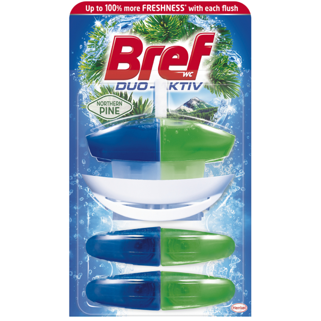 BREF DUO ACTIVE NOTHERN PINE WC ГЕЛ КОШНИЦА + 2 бр. РЕЗЕРВНИ ПЪЛНИТЕЛИ