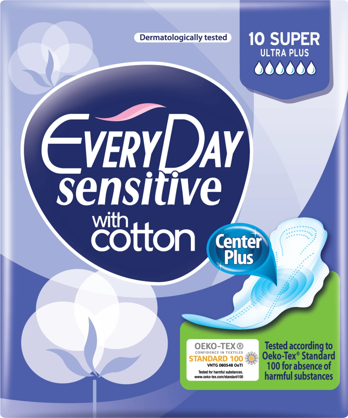 EVERY DAY SENSITIVE SUPER WITH COTTON ДАМСКИ ПРЕВРЪЗКИ 10 бр. / опак.