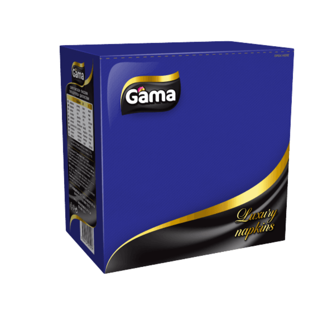 GAMA САЛФЕТКИ ЦВЕТНИ 30 бр. / опак.