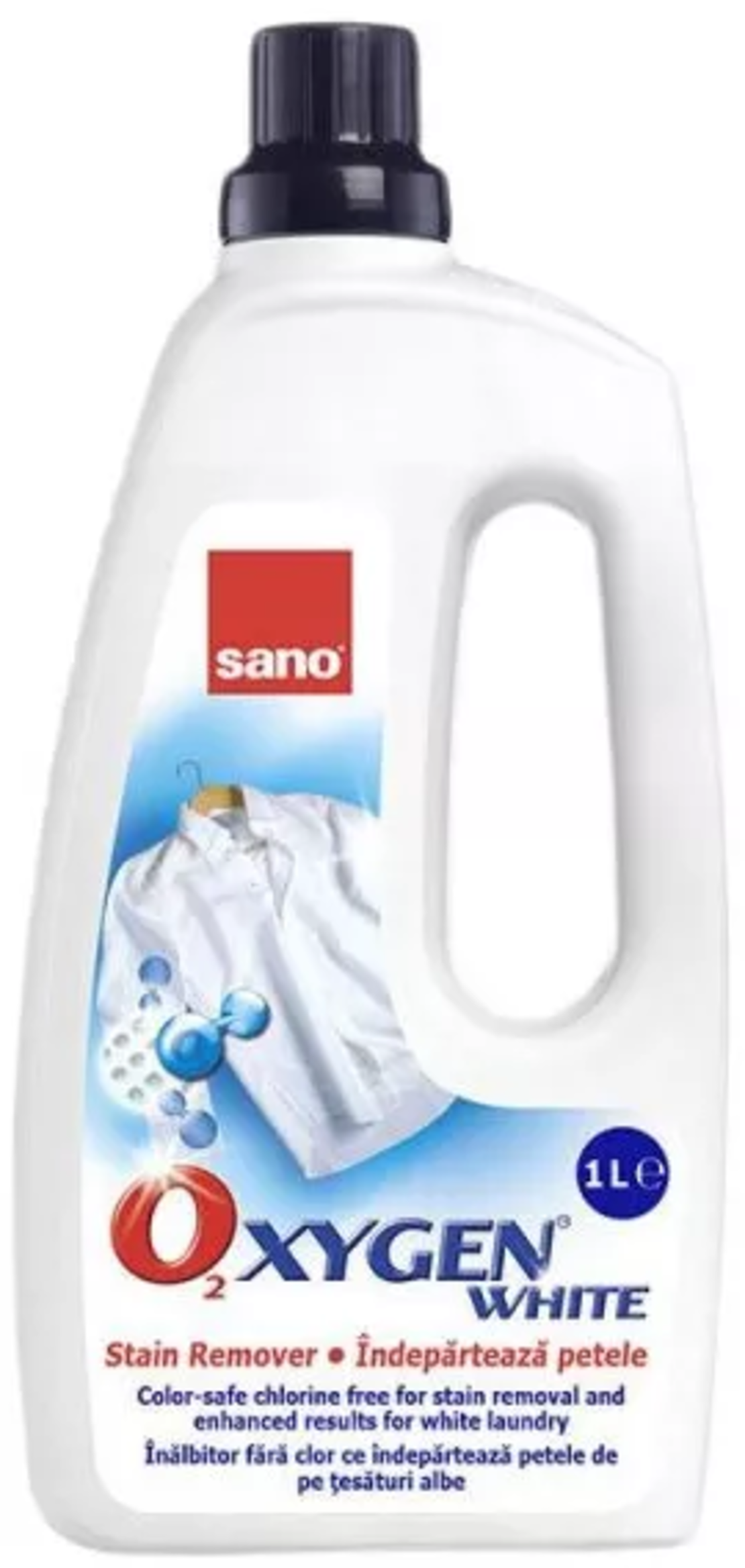 SANO OXYGEN WHITE ПРЕПАРАТ ЗА ПРЕМАХВАНЕ НА ПЕТНА 1000 мл.
