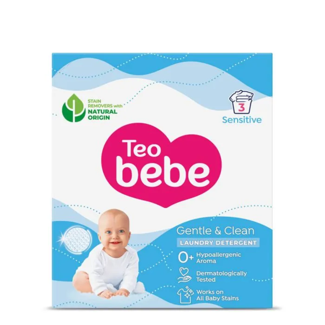 TEO BEBE SENSITIVE ПРАХ ЗА ПРАНЕ 225 гр.