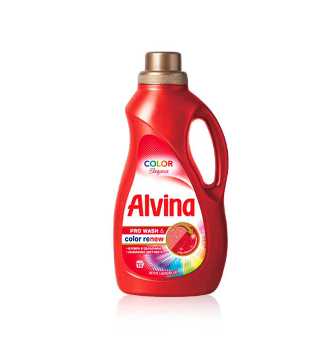 ALVINA RENEW RED ТЕЧЕН ПЕРИЛЕН ПРЕПАРАТ ЗА ЦВЕТНИ ТЪКАНИ 2.700 мл.