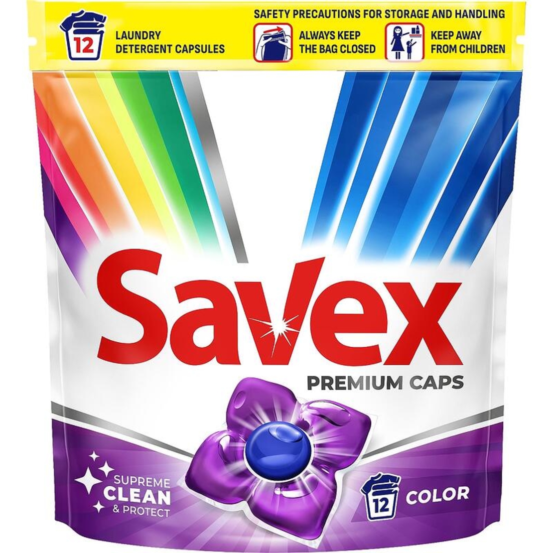 SAVEX COLOUR капсули за пране 12 бр.