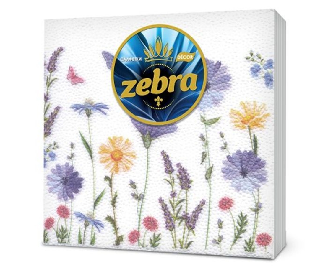 ZEBRA FLORA DECOR САЛФЕТКИ 45 бр.