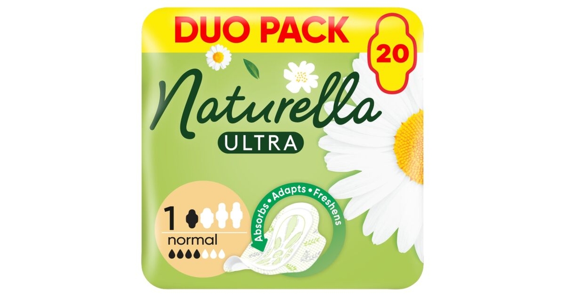 NATURELLA ULTRA NORMAL DUO PACK ДАМСКИ ПРЕВРЪЗКИ 20 бр. / опак.