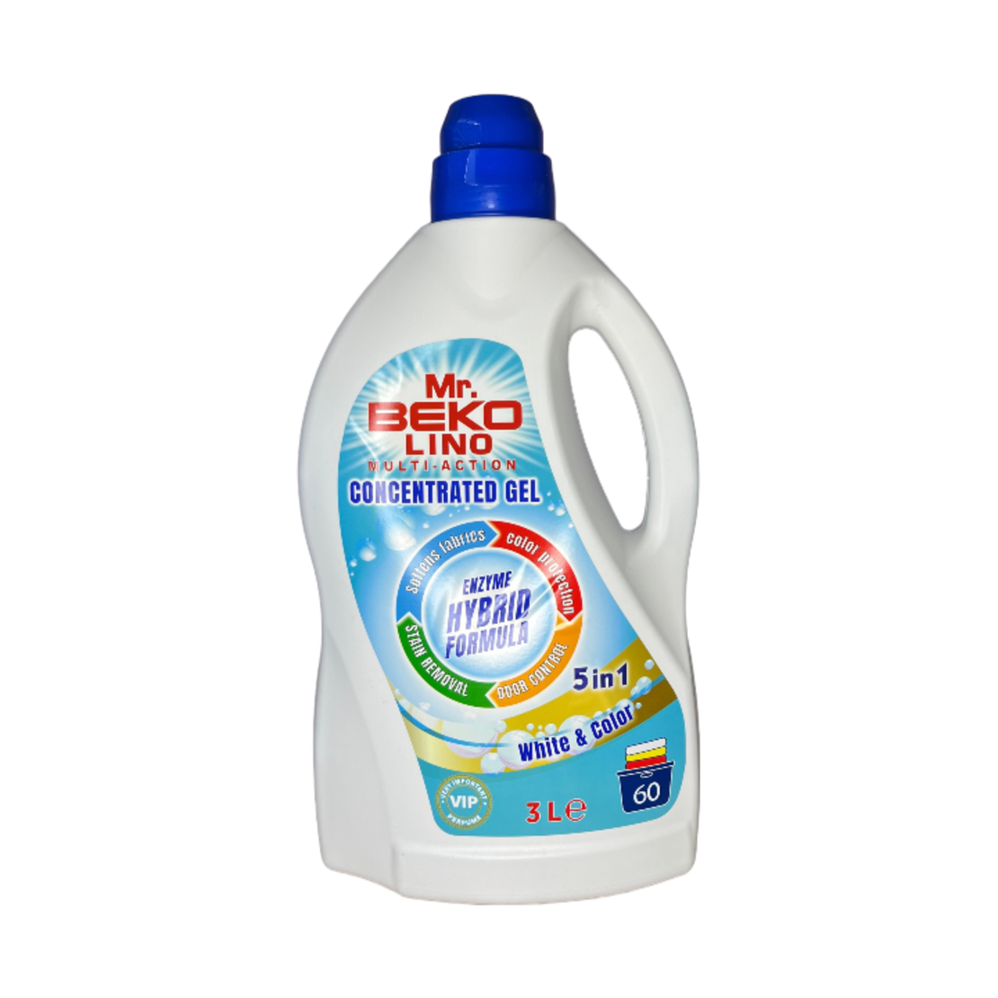 BEKO WHITE AND COLOUR ТЕЧЕН ПЕРИЛЕН ПРЕПАРАТ ЗА БЕЛИ И ЦВЕТНИ ТЪКАНИ 3000 мл.