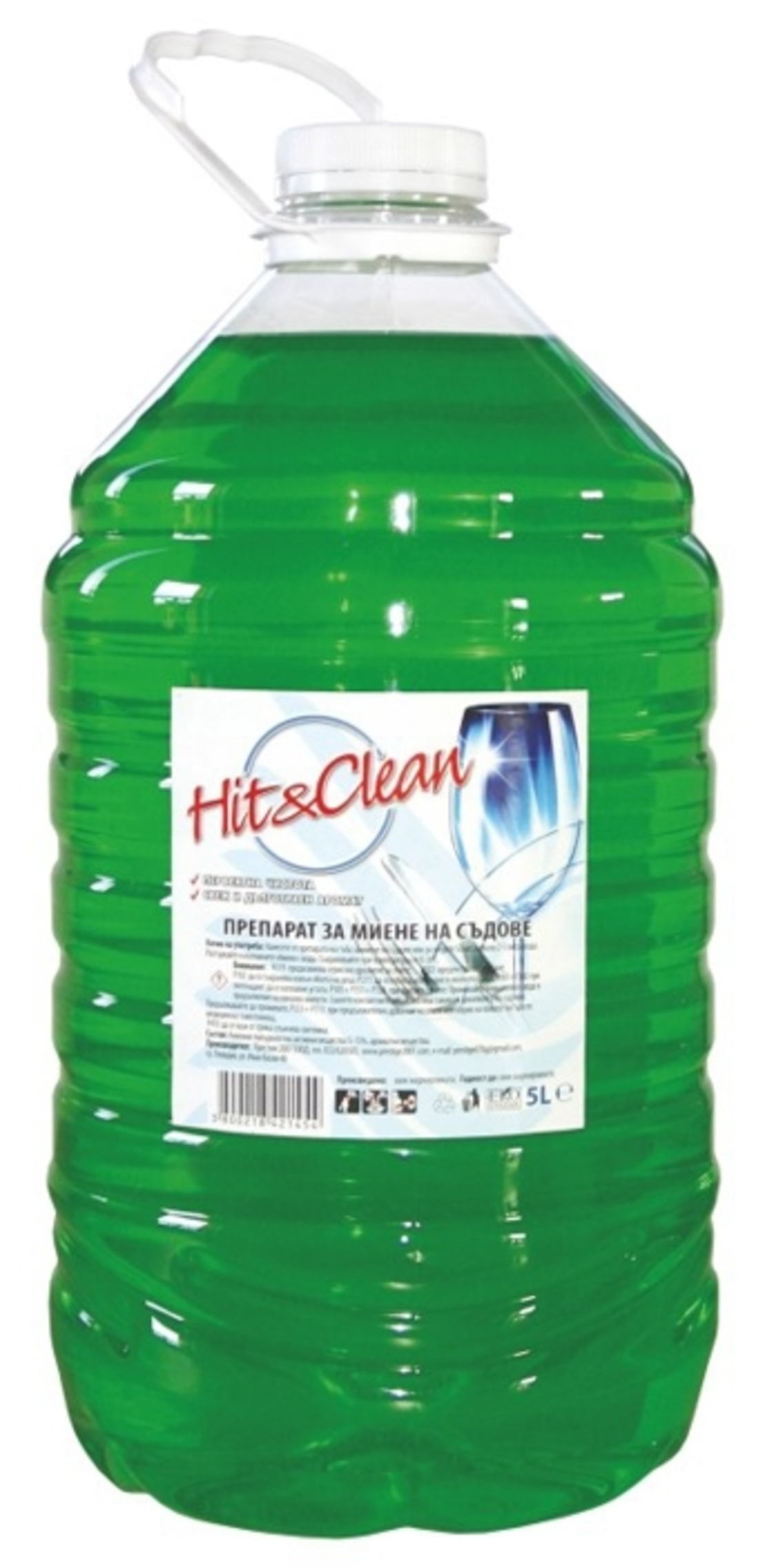 HIT CLEAN ПРЕПАРАТ ЗА ПРОЗОРЦИ 5000 мл.