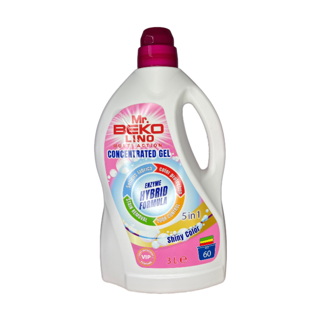 BEKO SHINY COLOUR ТЕЧЕН ПЕРИЛЕН ПРЕПАРАТ ЗА ЦВЕТНИ ТЪКАНИ 3000 мл.