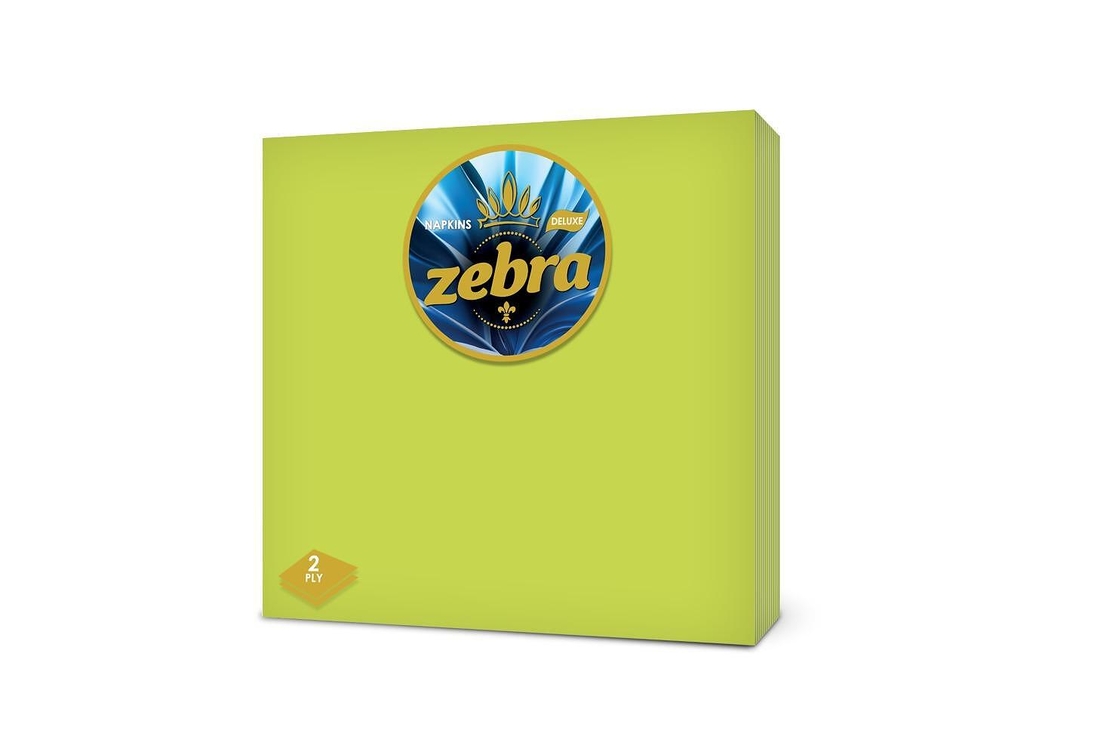 ZEBRA ЗЕЛЕНИ САЛФЕТКИ 35 бр.