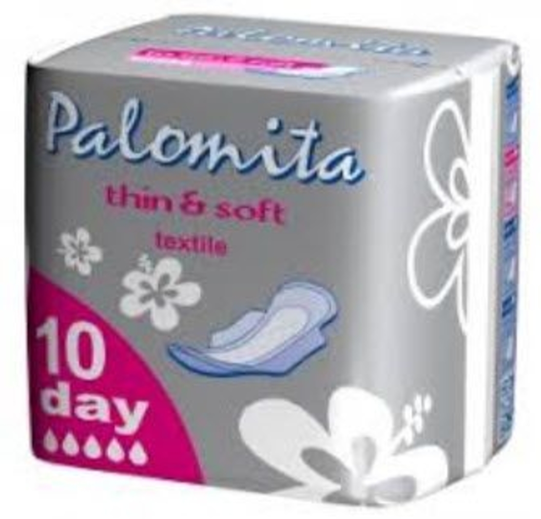 PALOMITA THIN & SOFT ДАМСКИ ПРЕВРЪЗКИ ДНЕВНИ ПАМУК 10 бр. / опак.