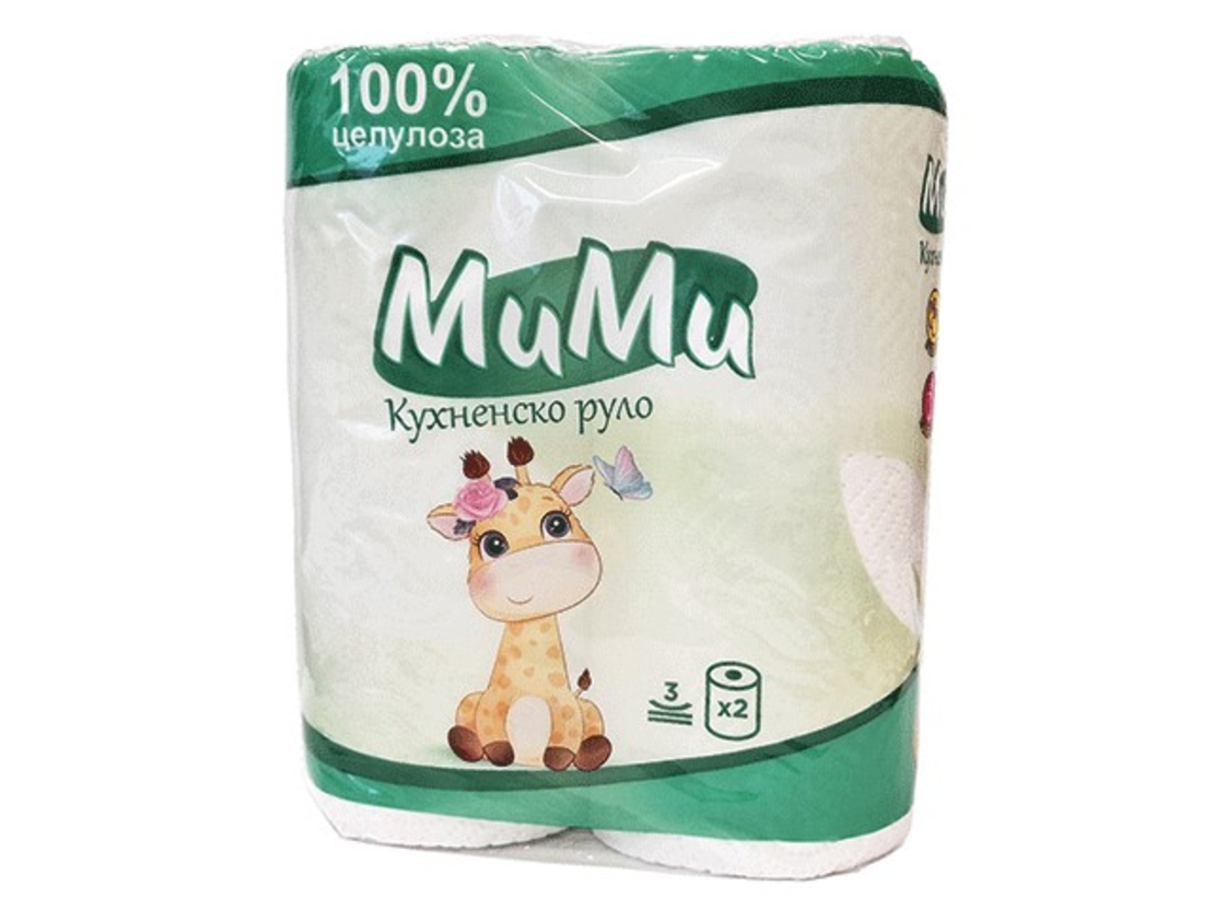 МИМИ КУХНЕНСКА ХАРТИЯ 2 бр. / опак.