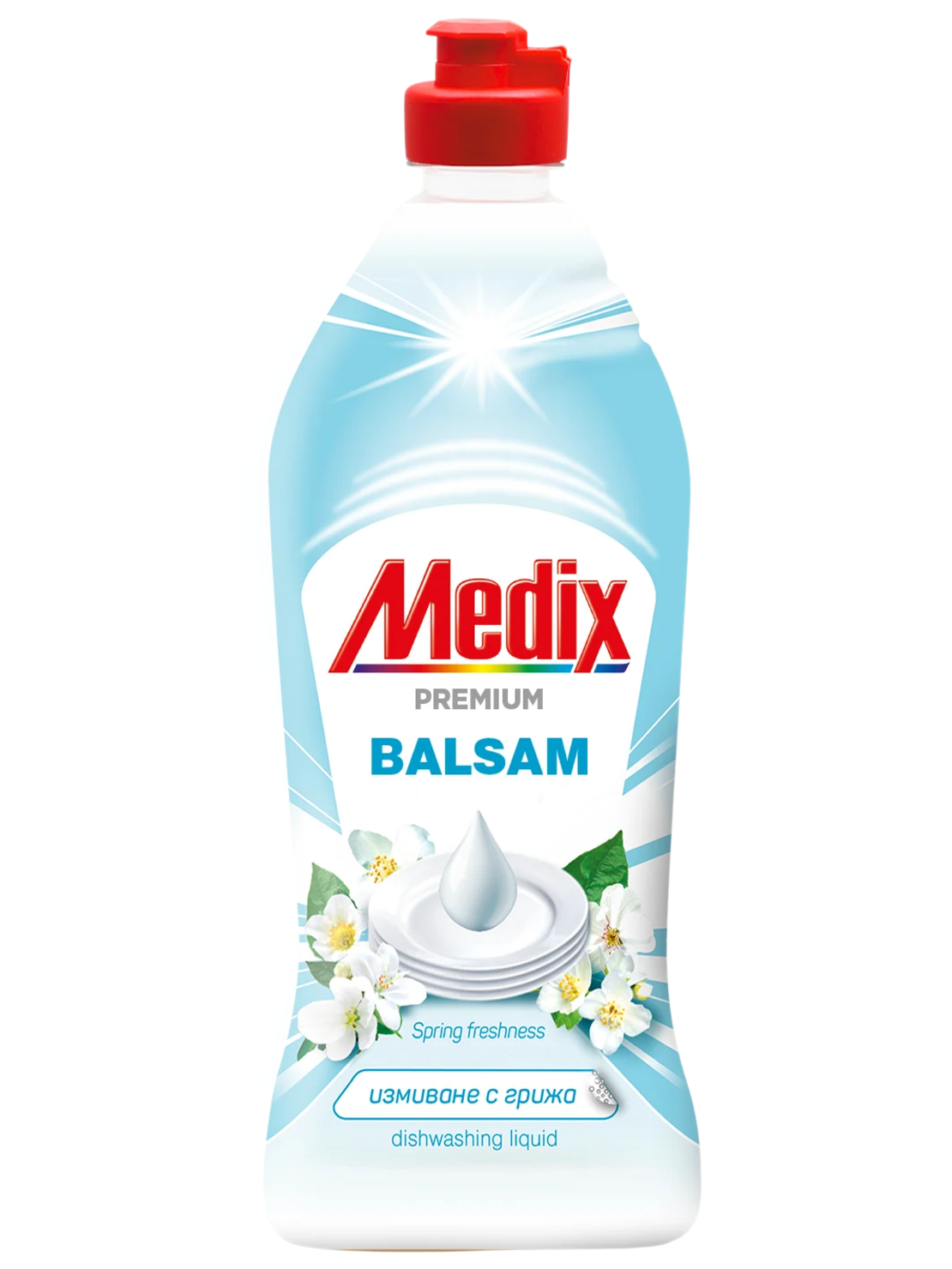 MEDIX PREMIUM BALSAM SPRING FRESHNESS ПРЕПАРАТ ЗА МИЕНЕ НА СЪДОВЕ 750 мл.