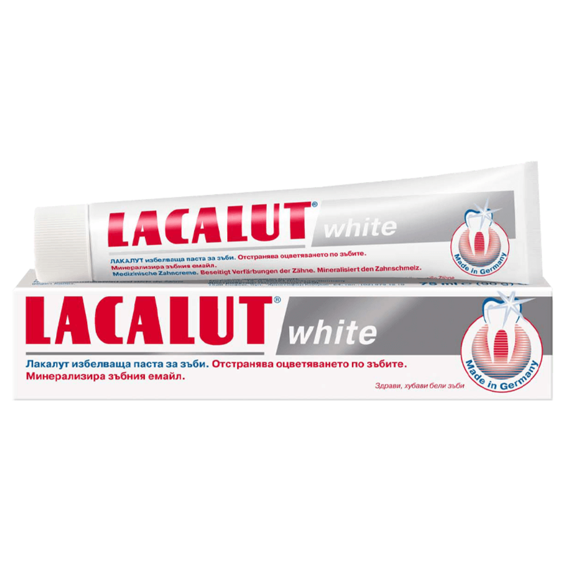 LACALUT WHITE ПАСТА ЗА ЗЪБИ 75 мл.