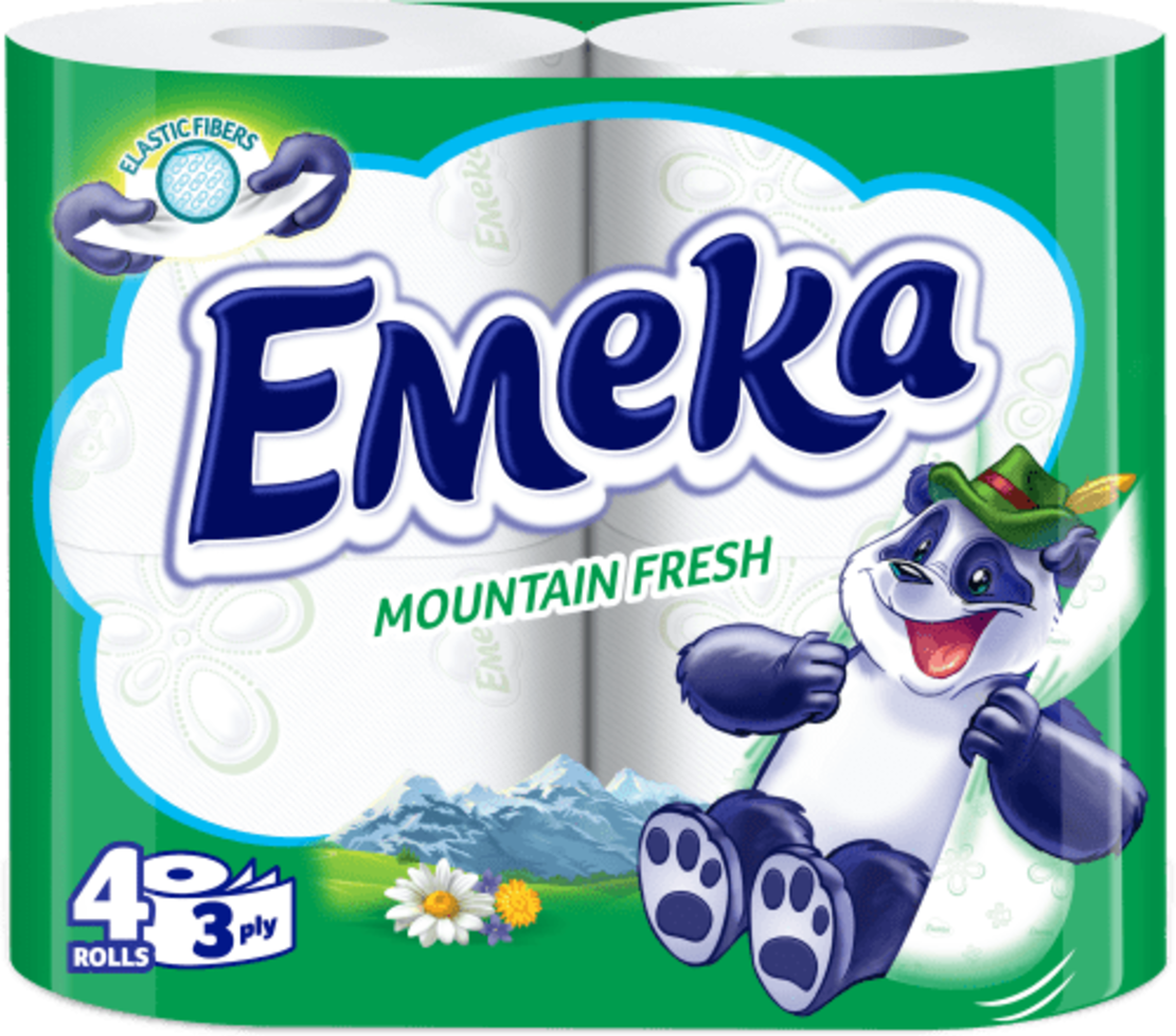 EMEKA MOUNTAIN FRESH ТОАЛЕТНА ХАРТИЯ 4 бр.