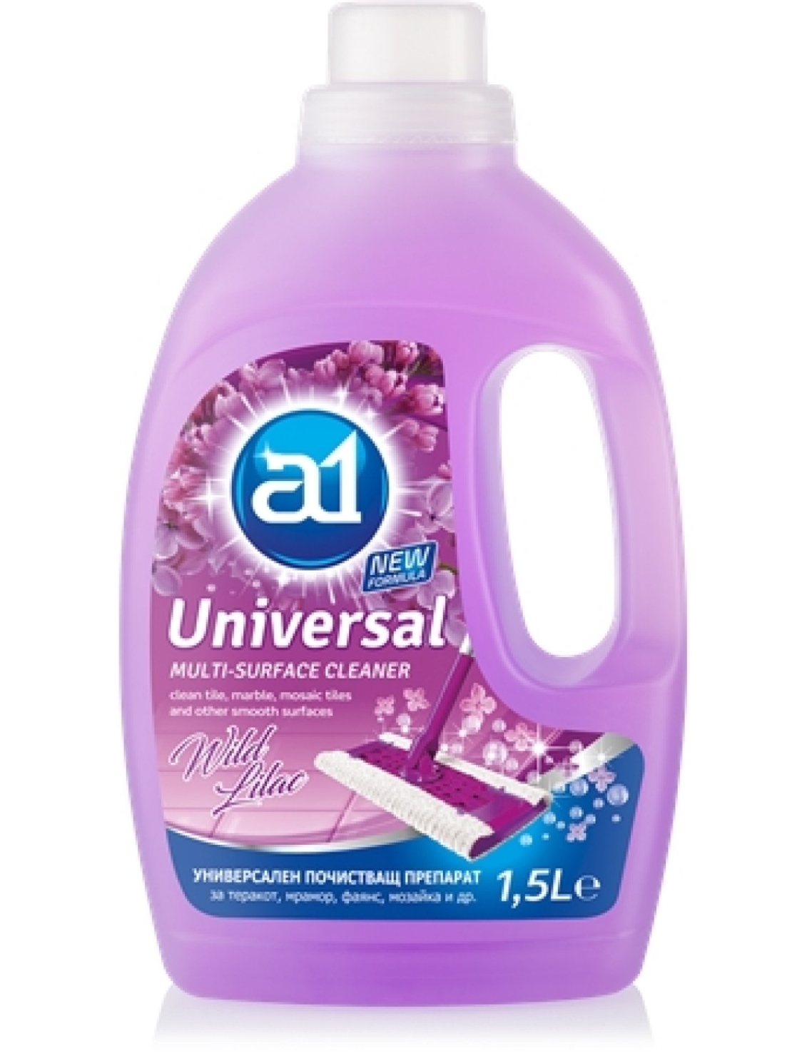 A1 WILD LILAC УНИВЕРСАЛЕН ПОЧИСТВАЩ ПРЕПАРАТ 1500 мл.